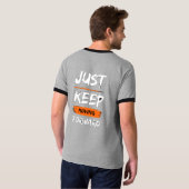 Grijze Vibe T-shirt (Achterkant volledig)