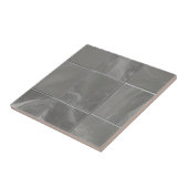 Grijze vierkant geometrische marmer tegels tegeltje (Zijkant)