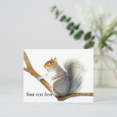 Grijze vierkant potlood Tekenwerk Briefkaart (Staand voorkant)