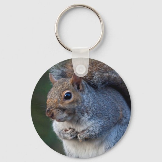 Grijze vierkant toetsenbord sleutelhanger (Voorkant)