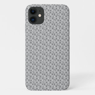 Grijze vierkanten in stijl van de jaren 70 Case-Mate iPhone case