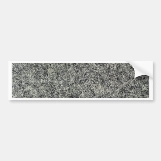 Grijze viltstof bumpersticker (Voorkant)