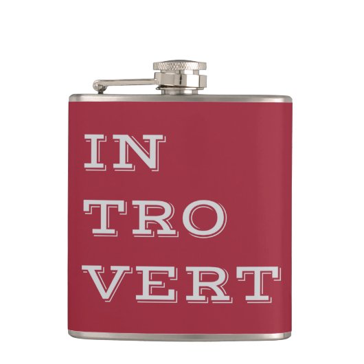 Grijze vinylkolf met introvert. heupfles (Voorkant)