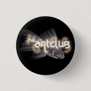 Grijze vis Button