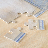 Grijze vis op beige achtergrond legpuzzel (Zijkant)