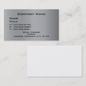 Grijze Visitekaartjes (Voorkant / Achterkant)