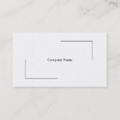 Grijze Visitekaartjes Design (Achterkant)