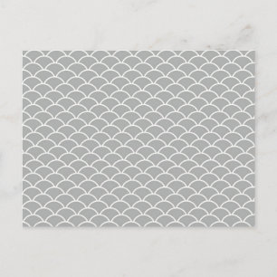 Grijze visschaaldieren briefkaart