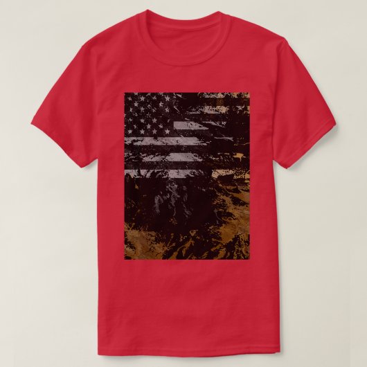 grijze vlag t-shirt (Design voorkant)