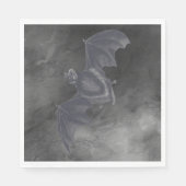  Grijze vliegband op grijze textuur Servet (Voorkant)