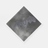 Grijze vliegband op grijze textuur Servet (Hoek)