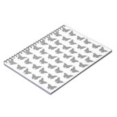 Grijze vlinder notitieboek (Linkerzijde)