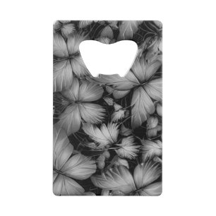Grijze vlinders Print Creditkaart Flessenopener