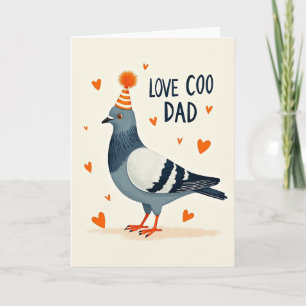 Grijze Vogel Liefde Koert Vader Kaart