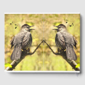 Grijze vogelpest in het gastboek gastenboek (Achterkant)