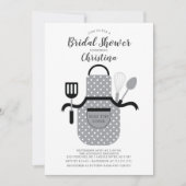 Grijze voorraad van de Keukenbridal-douche Kaart (Voorkant)