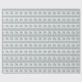 Grijze vormgeving met ellefant design cadeaupapier (Vlak)