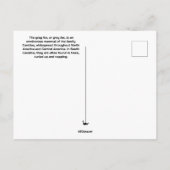 Grijze vos Briefkaart (Achterkant)