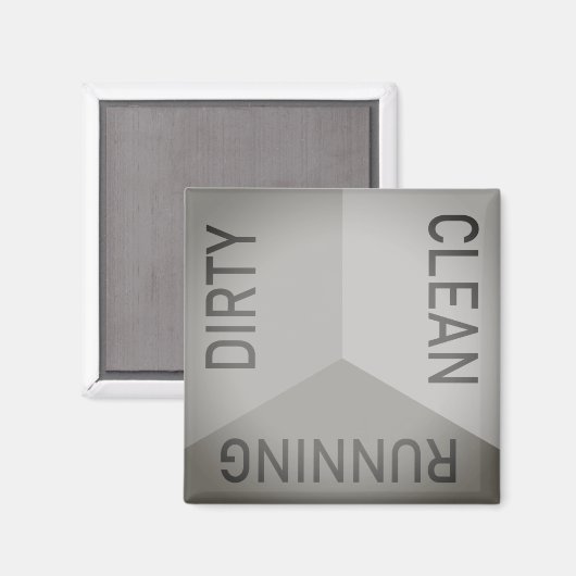 Grijze vuilreiniging van wasmachine, omkeerbaar magneet (Voorkant / Achterkant)