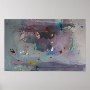 Grijze Vuurwerk - 2000  Helen Frankenthaler - Poster
