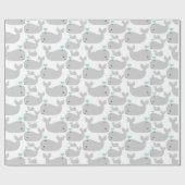 Grijze walserijdruk cadeaupapier (Vlak)