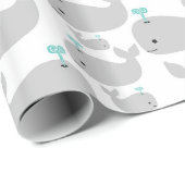 Grijze walserijdruk cadeaupapier (Rol Hoek)