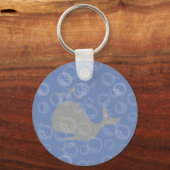 Grijze Walvis en Bubbles geanimeerd Sleutelhanger (Voorkant)