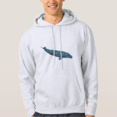 Grijze walvis hoodie (Voorkant)