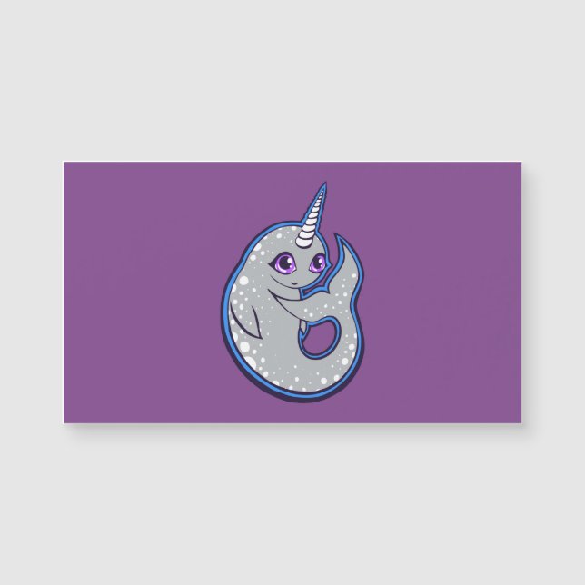 Grijze walvis met inkttekening (Voorkant)