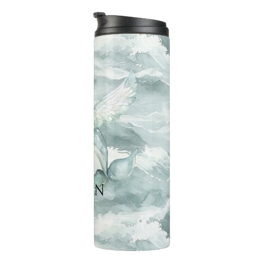 grijze walvis thermosbeker (Geroteerd rechts)