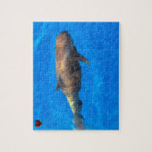 Grijze walvissen legpuzzel (Verticaal)