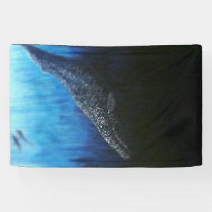 Grijze wand spandoek