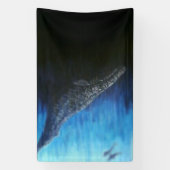 Grijze wand spandoek (Verticaal)