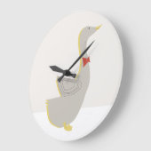 Grijze wandklok (Hoek)