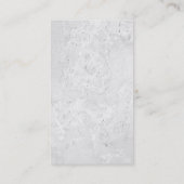 Grijze wandminimalistisch modern, eenvoudig vertic visitekaartje (Achterkant)