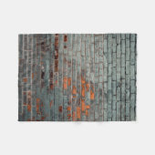 Grijze wandverf fleece deken (Voorkant (Horizontaal))