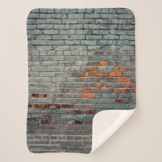 Grijze wandverf sherpa deken (Voorkant)