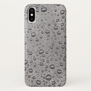 Grijze waterdruppels Case-Mate iPhone case