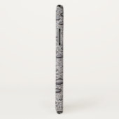 Grijze waterdruppels Case-Mate iPhone case (Achterkant / rechts)