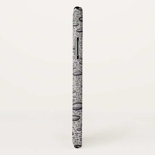 Grijze waterdruppels Case-Mate iPhone case (Achterkant / rechts)