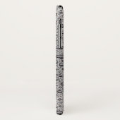 Grijze waterdruppels Case-Mate iPhone case (Achterkant/links)