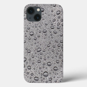 Grijze waterdruppels Case-Mate iPhone hoesje