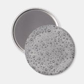 Grijze waterdruppels magneet (Voorkant / Achterkant)
