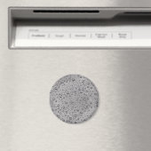 Grijze waterdruppels magneet (Insitu (Vaatwasser))