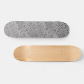 Grijze waterdruppels persoonlijk skateboard (Horizontaal)