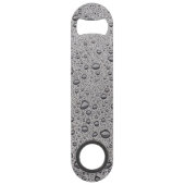 Grijze waterdruppels speed flessenopener (Achterkant)