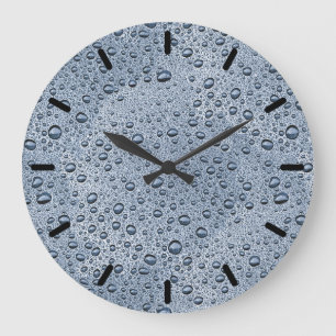 Grijze waterdruppels van Gunmetal Grote Klok