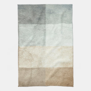 grijze waterverf-achtige abstracte afbeelding theedoek