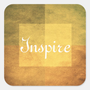 grijze waterverf-achtige grafische abstract 2 vierkante sticker