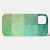 grijze waterverf-achtige grafische abstract 3 Case-Mate iPhone case (Achterkant (horizontaal))